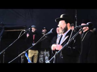 Гилель Коэн на сцене Майдана, 29.12.2013 г.
