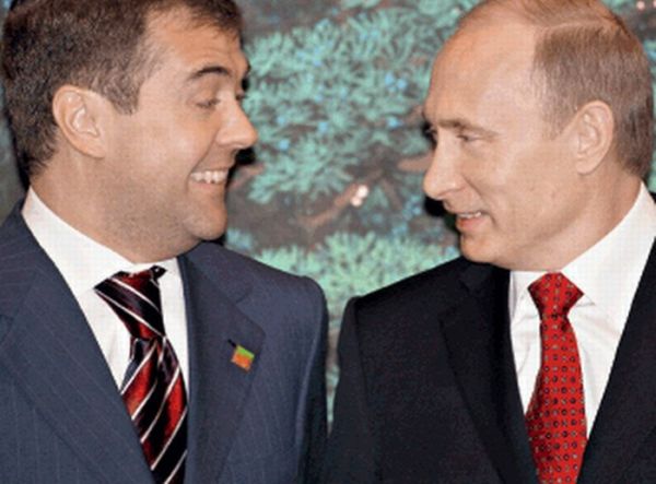 Смешные фотографии президента Медведева (20 фото)