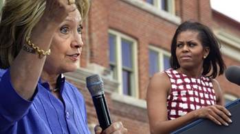 Image result for hillary clinton michelle obama
